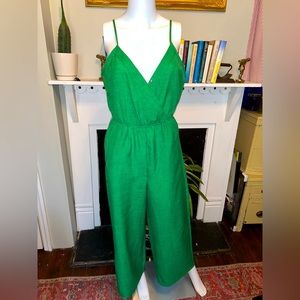 Green Jumper Romper with Pockets!